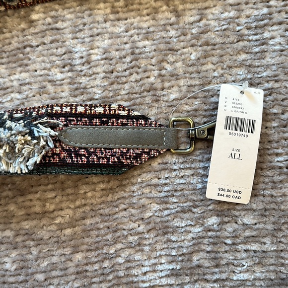 Anthropologie Textured Fringe Bag Strap - Picture 4 of 7